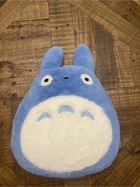 My Neighbor Totoro Medium Blue Totoro Nakayoshi Cushion Flat Plush